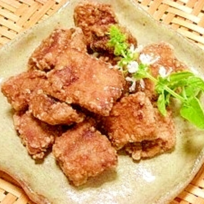 マグロのニンニクたっぷり竜田揚げ レシピ 作り方 By ブルーボリジ 楽天レシピ